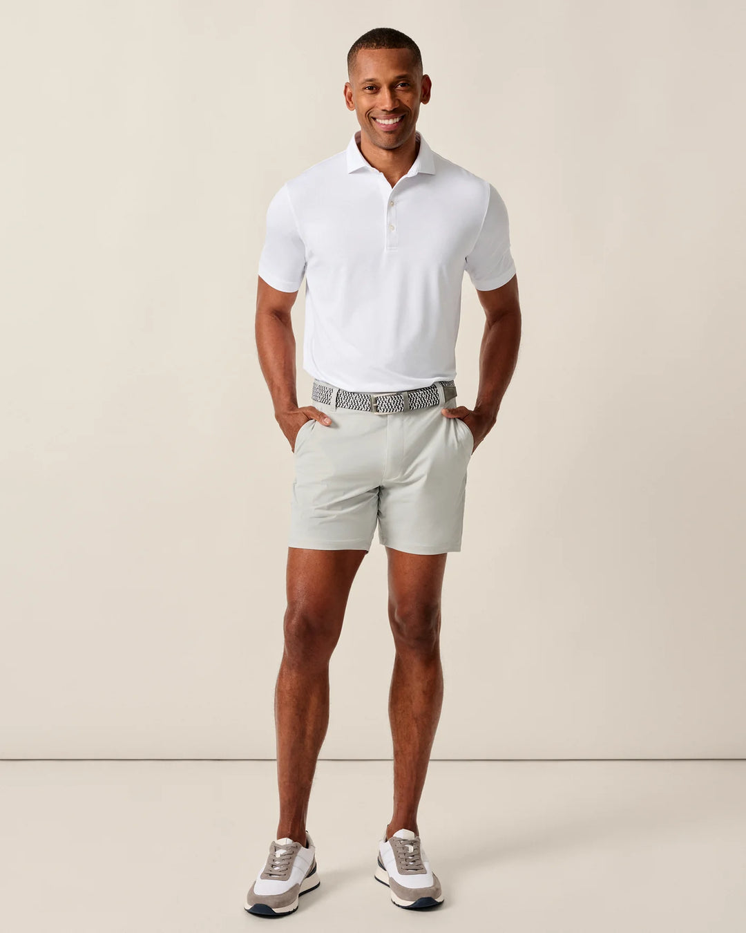 Johnnie-O Fusion 7" Shorts Quarry