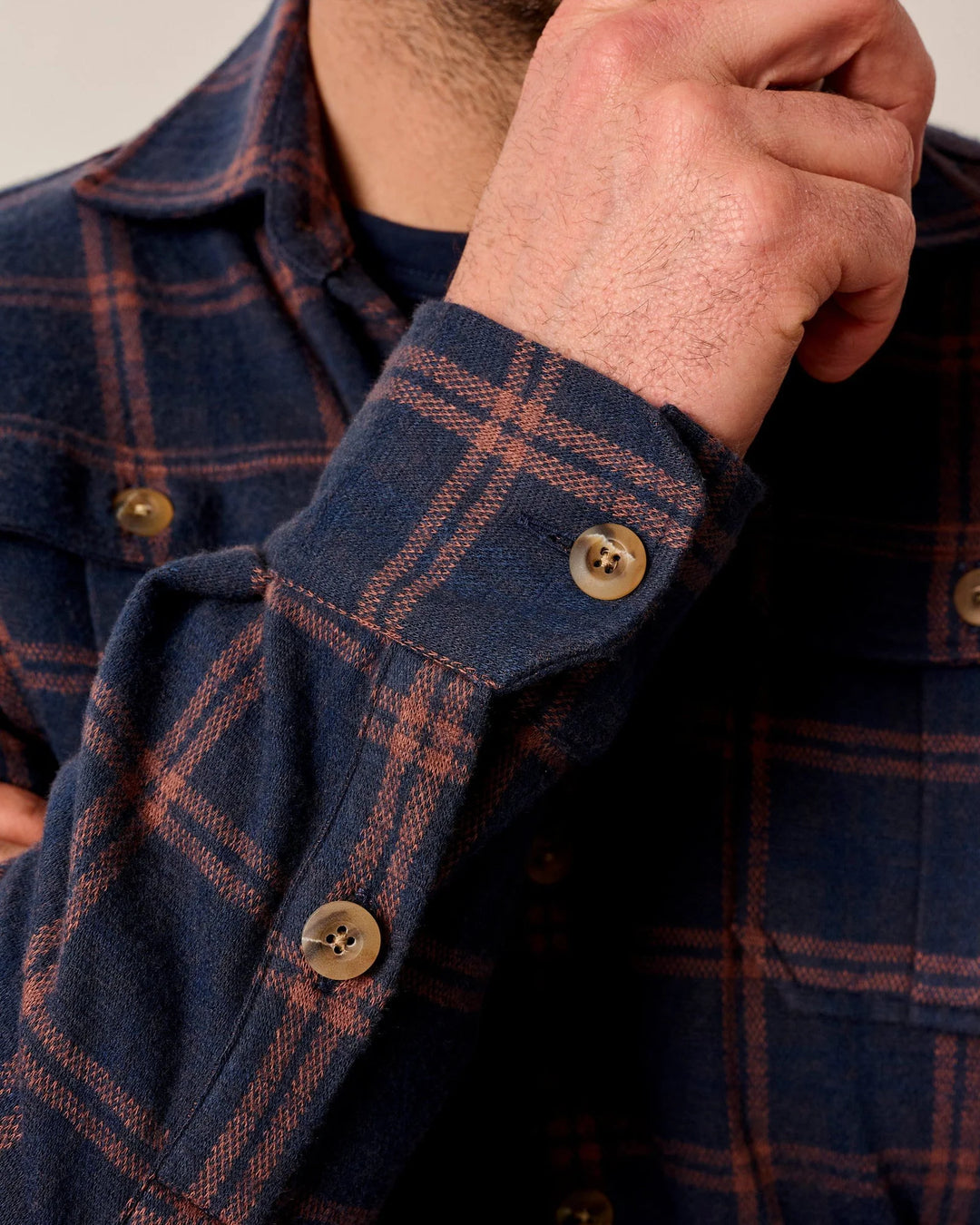 Judah Stretch Knit Flannel Lodge Shirt
