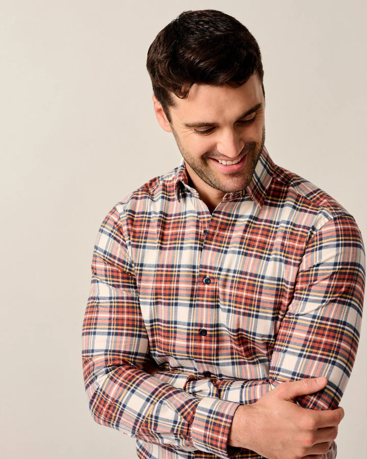 Knick Flannel Button Down - Pumpkin