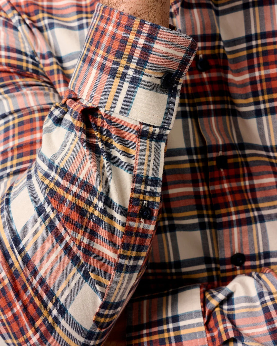 Knick Flannel Button Down - Pumpkin