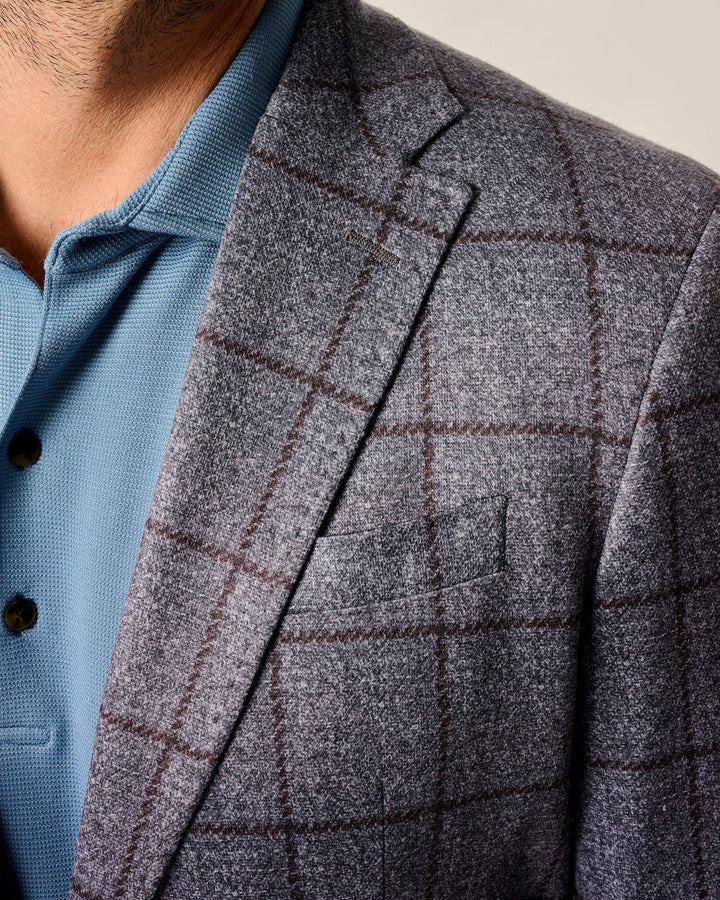 Malachi Windowpane Gray Sport Coat