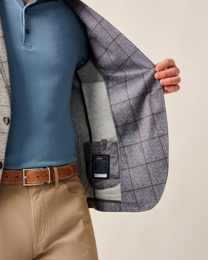 Malachi Windowpane Gray Sport Coat
