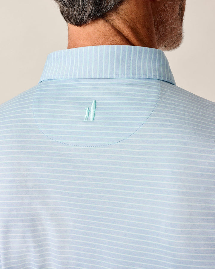 Michael Stripe Perf. Polo Kona