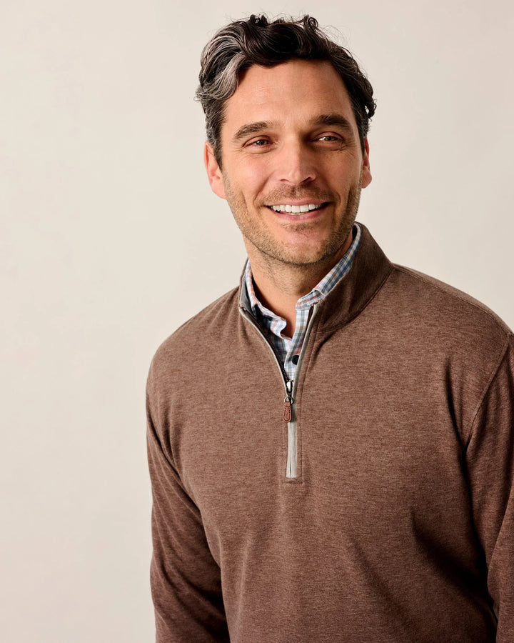 Sully 1/4 Zip - Grizzly