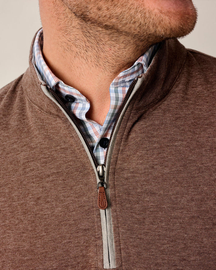 Sully 1/4 Zip - Grizzly