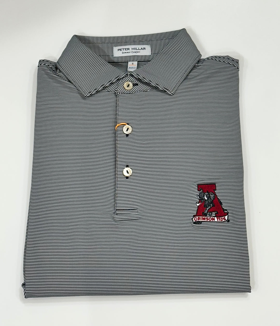 Alabama Peter Millar Jubilee Stripe Black Classic A