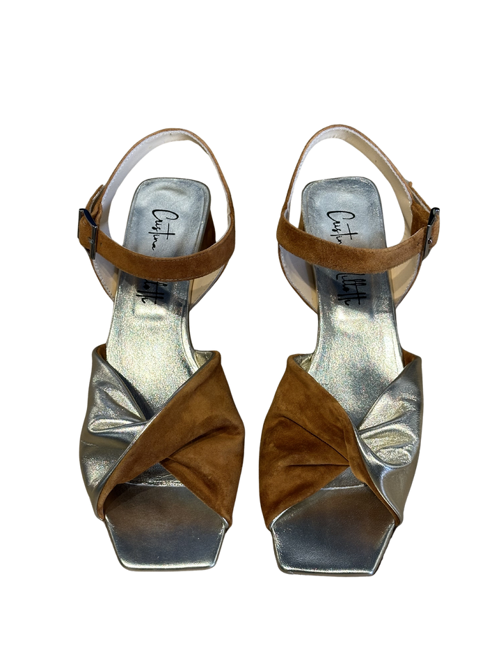 Priscilla - Cognac Suede