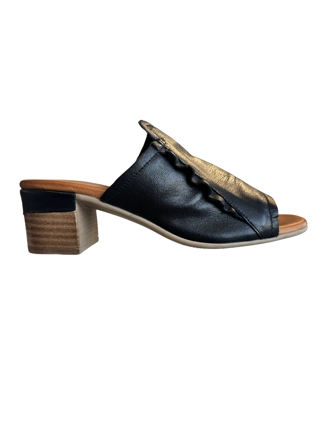 Gia - Black Leather