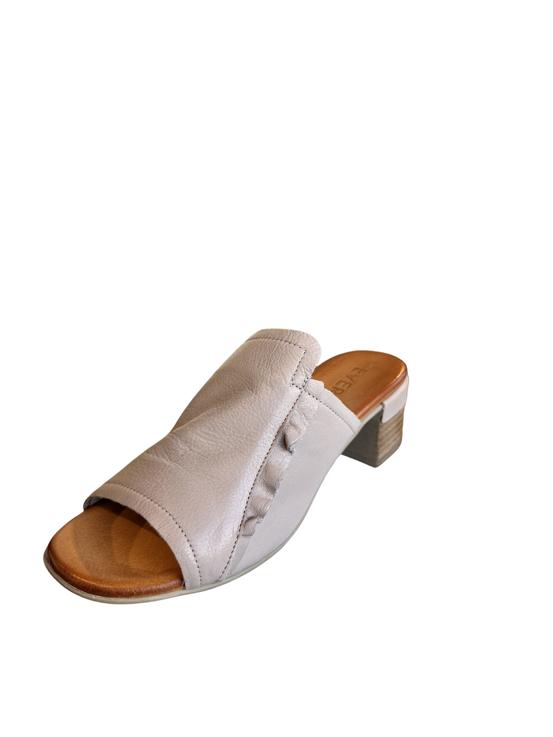 Gia - Silver Grey Leather