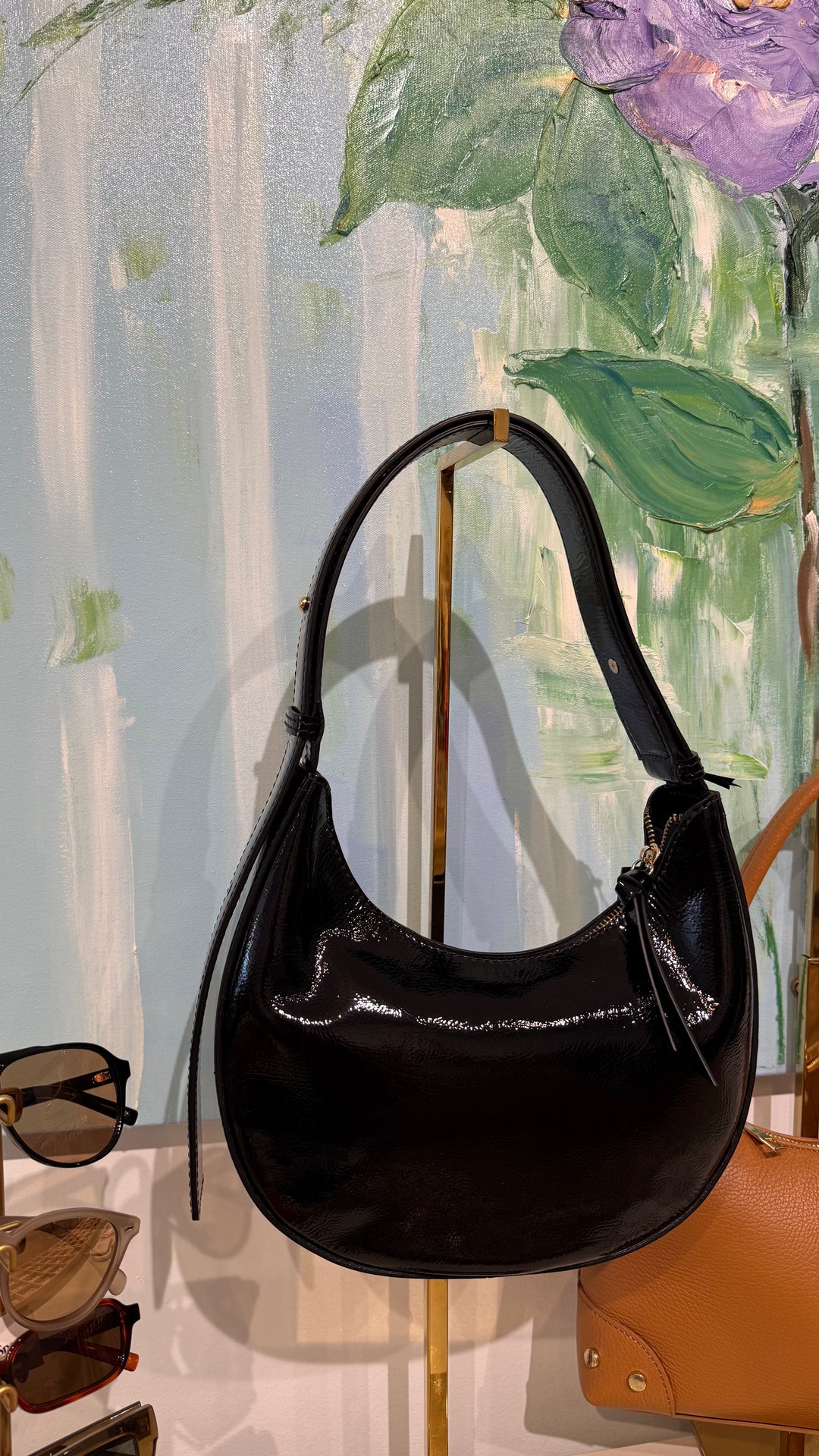 Black Crescent Bag