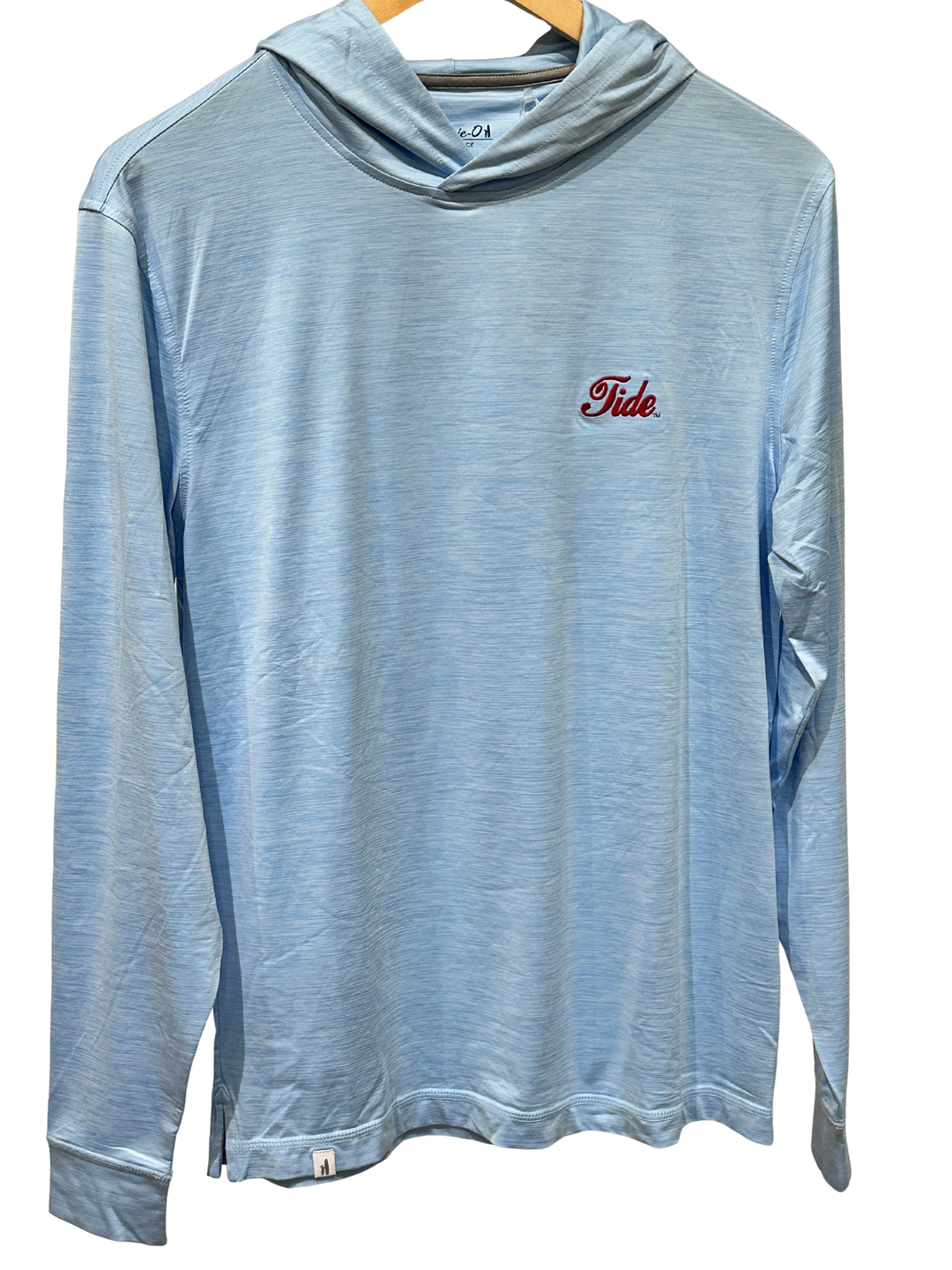 Alabama Johnnie-O Talon Hoodie – Script Tide in Gulf Blue
