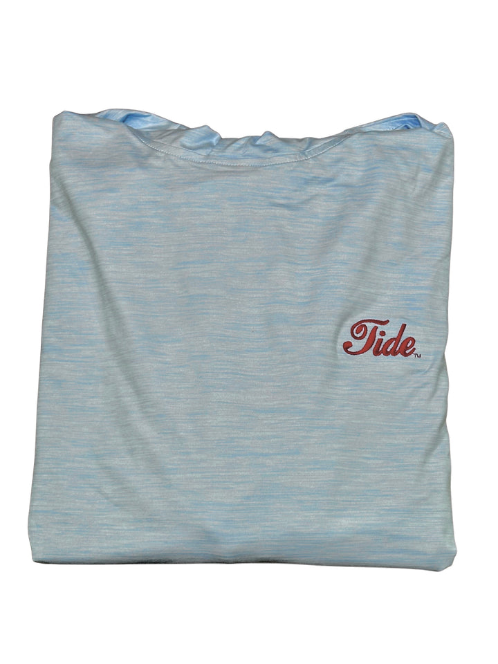 Alabama Johnnie-O Talon Hoodie – Script Tide in Gulf Blue