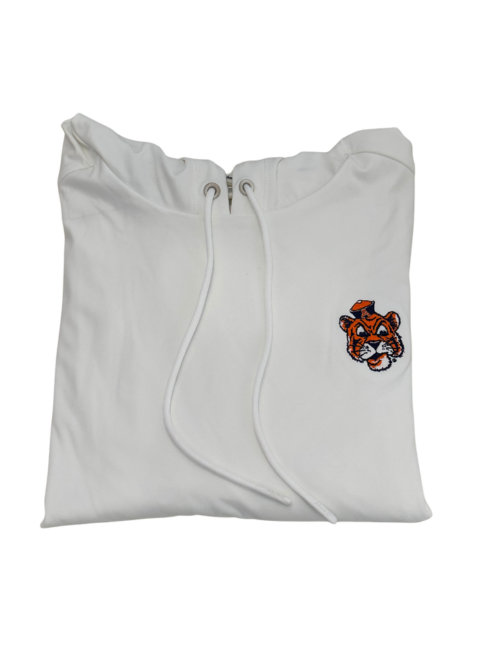 Auburn Johnnie-O Nalla Hoodie White with Vault Logo