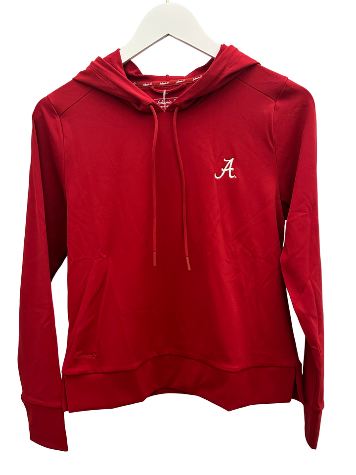 Alabama Johnnie-O Nalla Hoodie Crimson with Standard Logo
