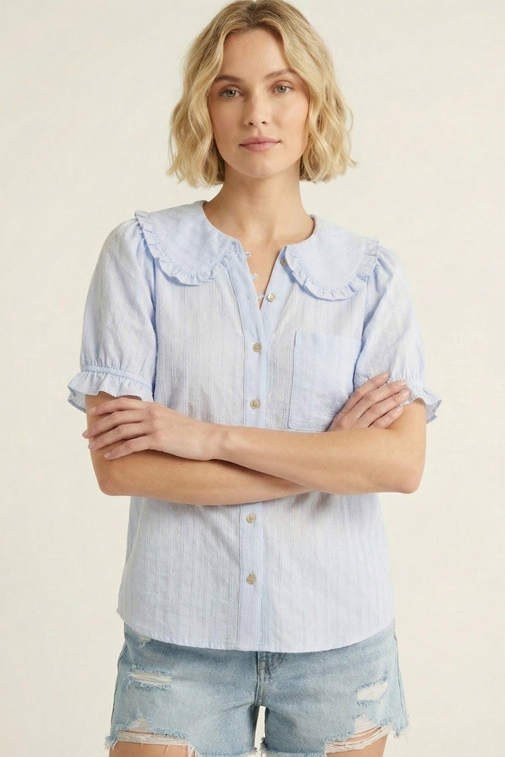 Sweet Caroline Collar Blouse