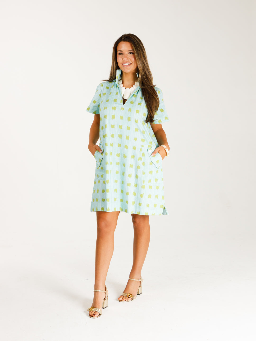 Brooke Dress Sprig &amp; Sky