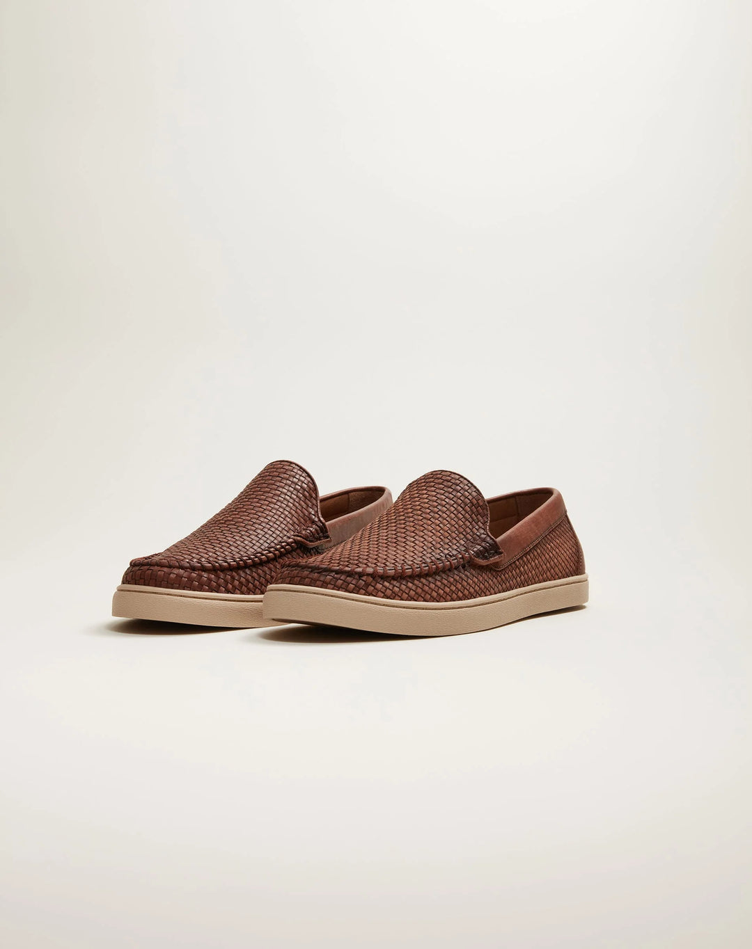 La Jolla Woven Loafer Brown
