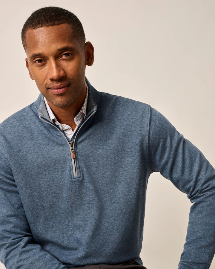 Sully 1/4 Zip - Helios Blue