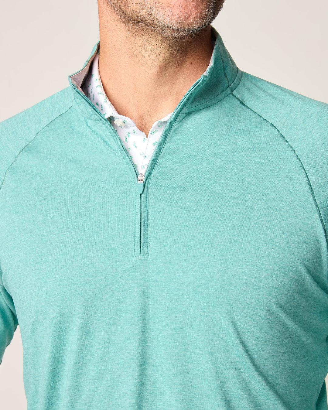 Freeborne Performance 1/4 Zip - Green Grass