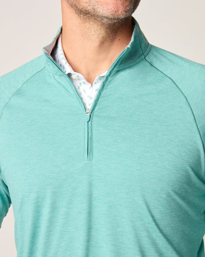 Freeborne Performance 1/4 Zip - Green Grass
