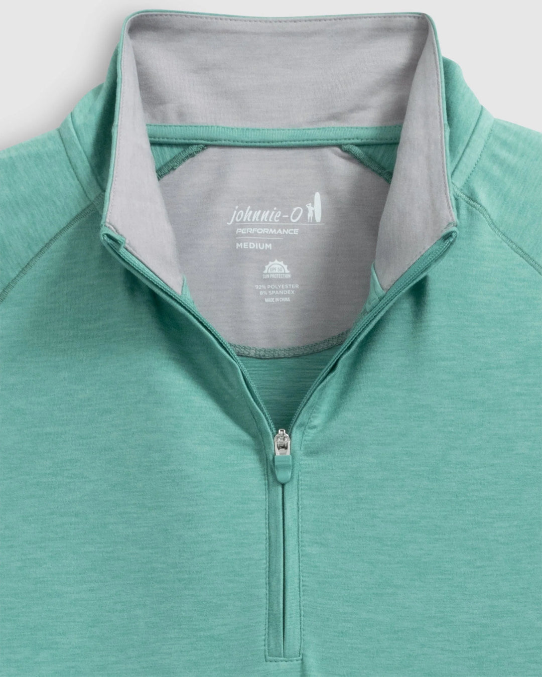 Freeborne Performance 1/4 Zip - Green Grass