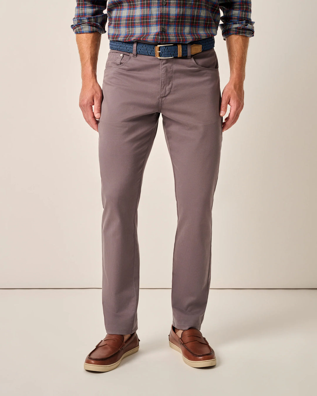 Carmel Sateen 5-Pocket Pant - Pewter