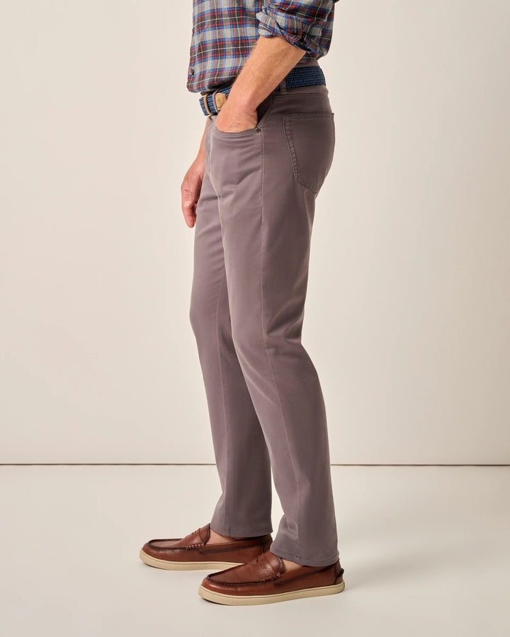 Carmel Sateen 5-Pocket Pant - Pewter
