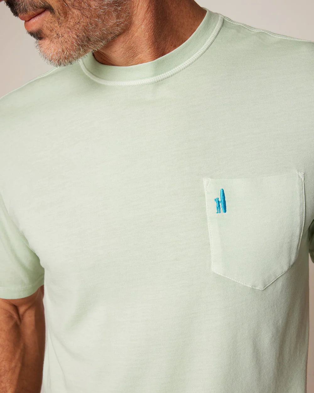 Johnnie-O Dale Pocket T-Shirt Pistachio