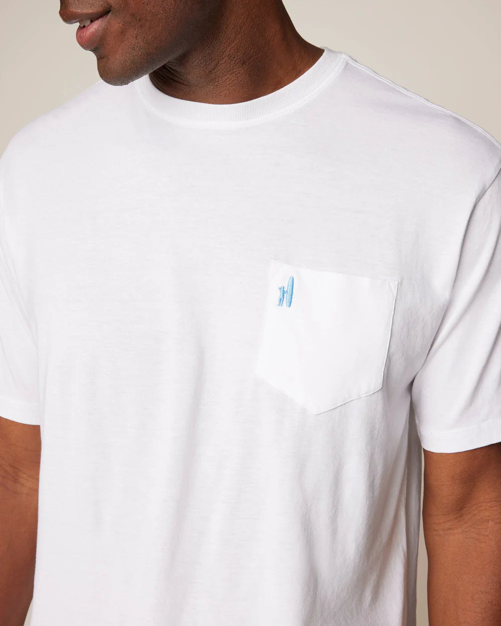 Johnnie-O Dale Pocket T-Shirt White