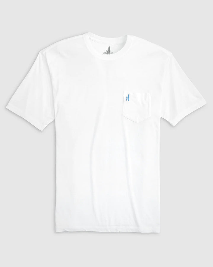 Johnnie-O Dale Pocket T-Shirt White