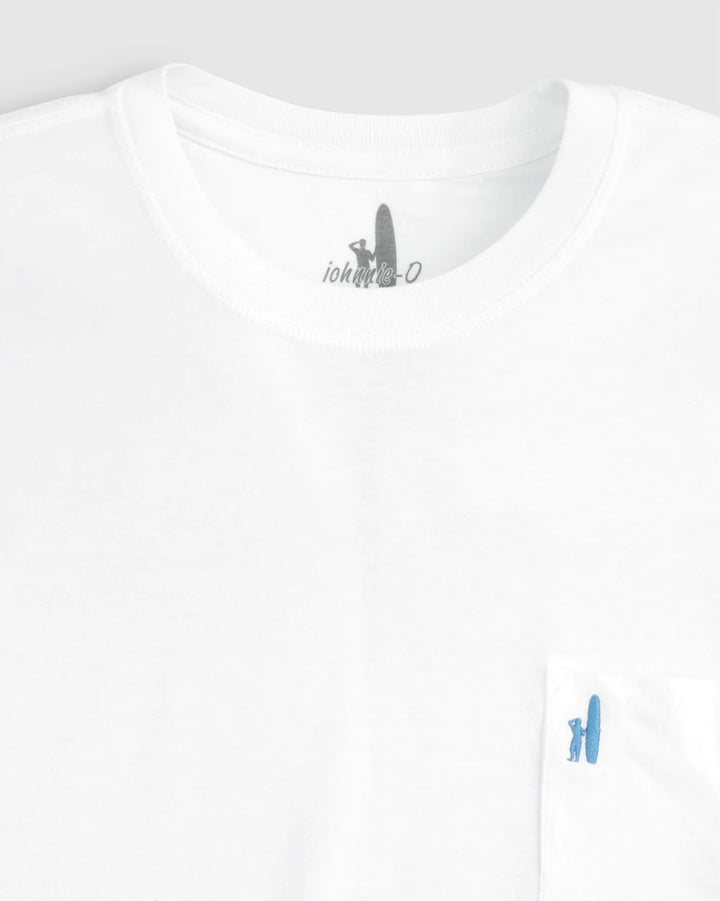 Johnnie-O Dale Pocket T-Shirt White
