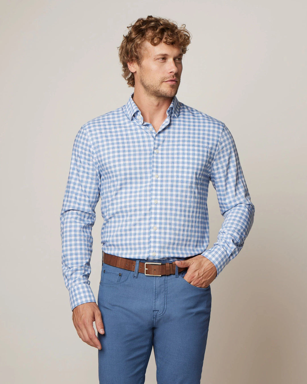 Performance Button Up Shirt - Allworth Wake