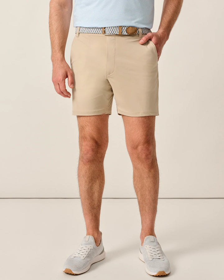 Johnnie-O Fusion 7" Shorts Khaki