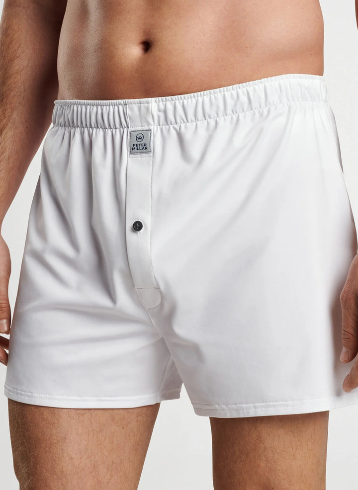 Bold Stretch Boxer White