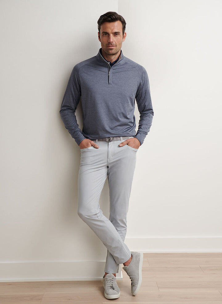 Stealth Perf 1/4 Zip - Steel