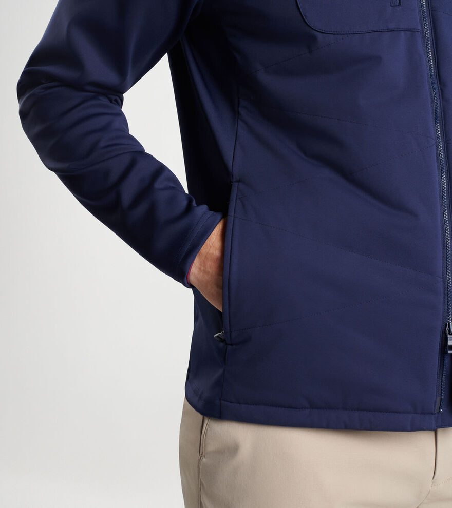 Navy Merge Hybrid Jacket