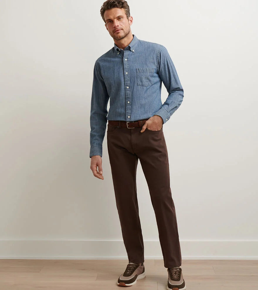 Sig Sateen Five-Pocket Pant French Press