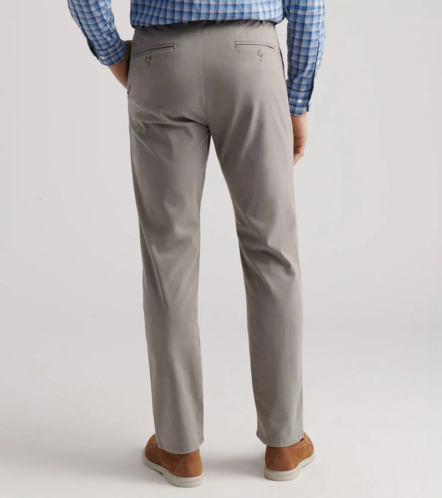 Sig Sateen Flat Front - Gale Grey