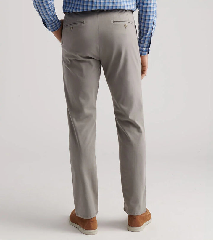 Sig Sateen Flat Front - Gale Grey