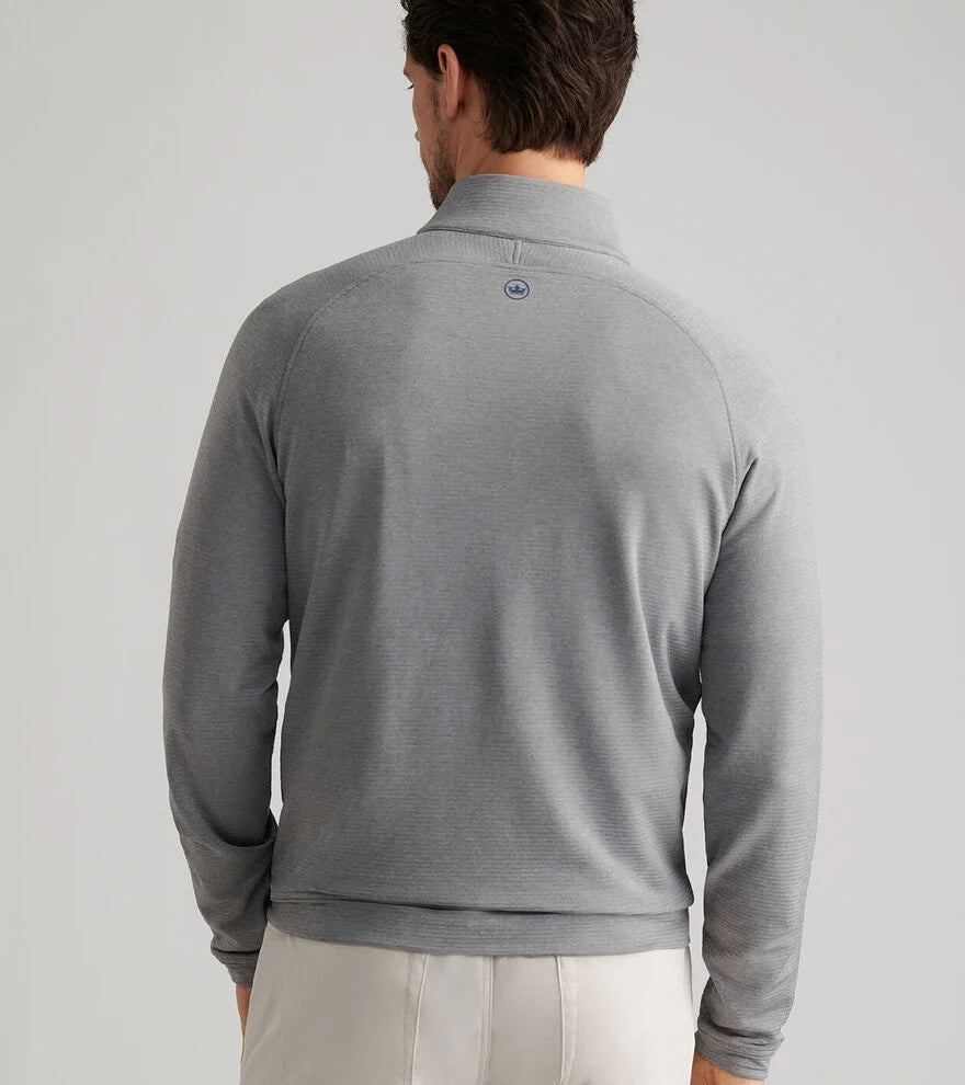 Beaumont Perf. 1/4 Zip Oslo Gray