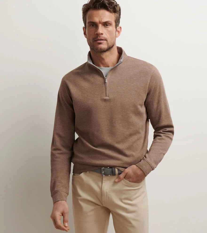 Crown Comfort 1/4 Zip Popular Brown