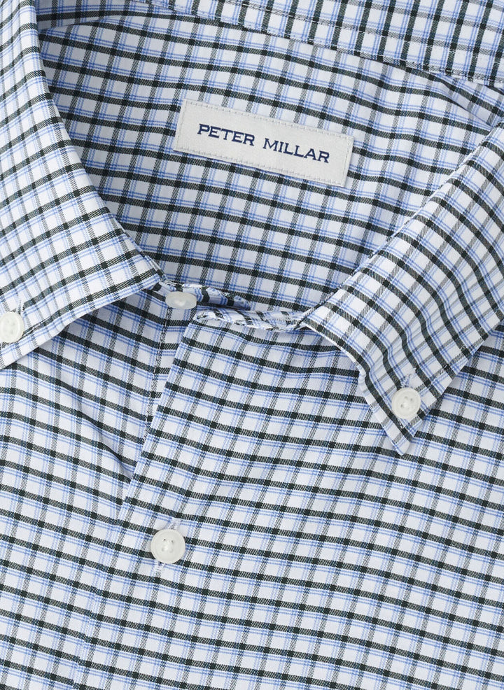 Cashiers Perf Twill Sport Shirt - Deep Verdant