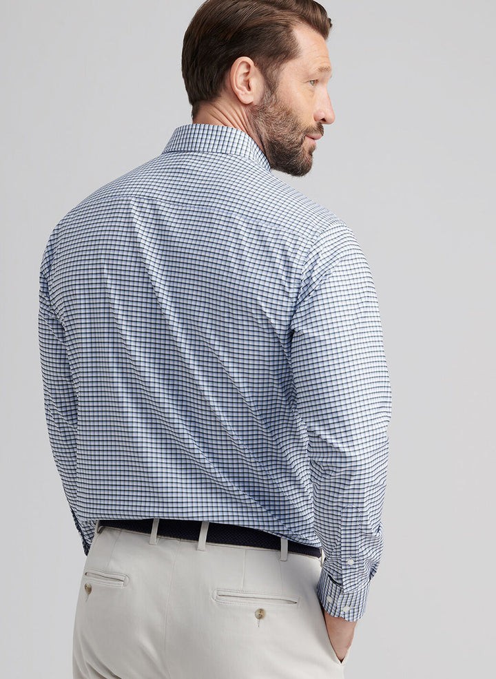 Cashiers Perf Twill Sport Shirt - Deep Verdant
