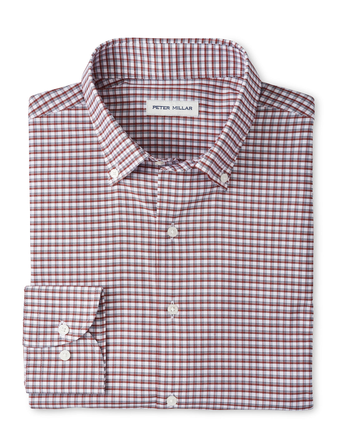 Cashiers Perf Twill Sport Shirt - Sparrow Red