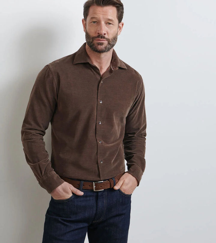 Aspen Cotton Cashmere Corduroy Sport Shirt