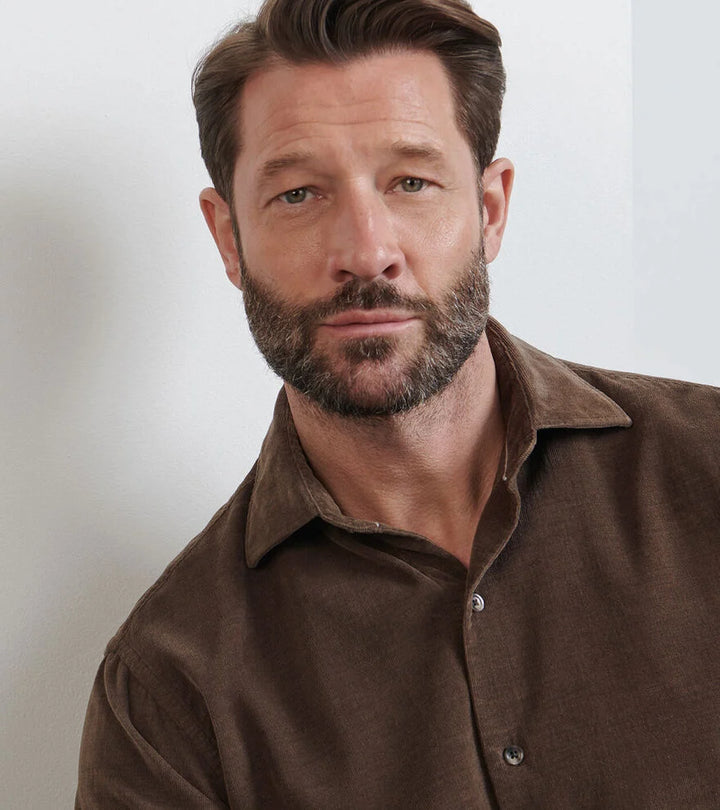Aspen Cotton Cashmere Corduroy Sport Shirt