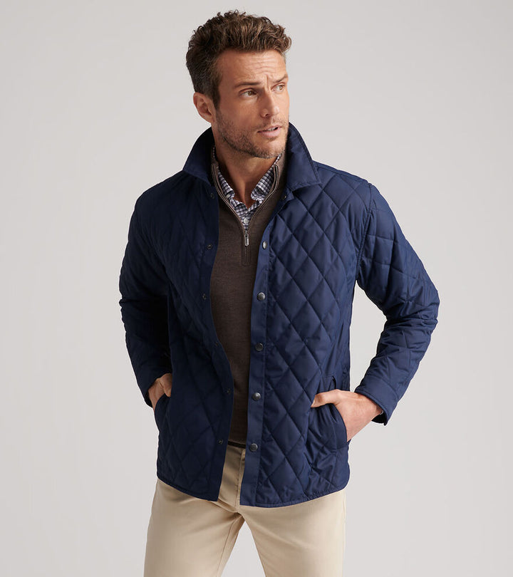 Brighton Shirt Jacket Navy