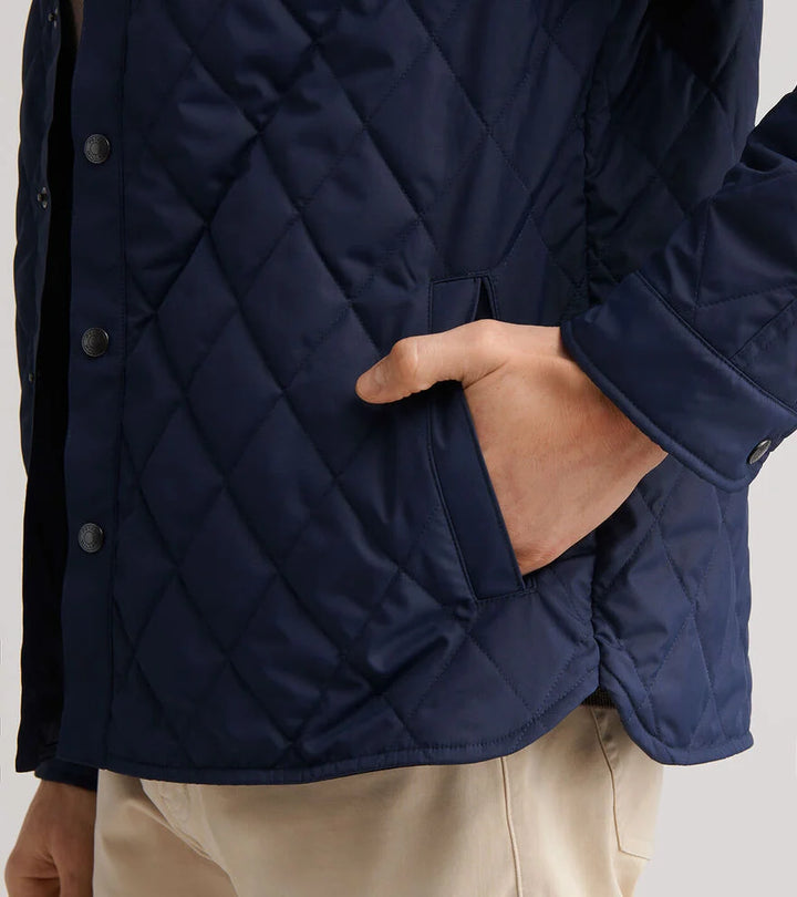 Brighton Shirt Jacket Navy
