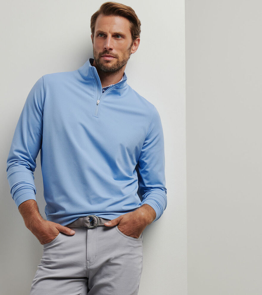 Perth Cross Hatch 1/4 Zip - ETide