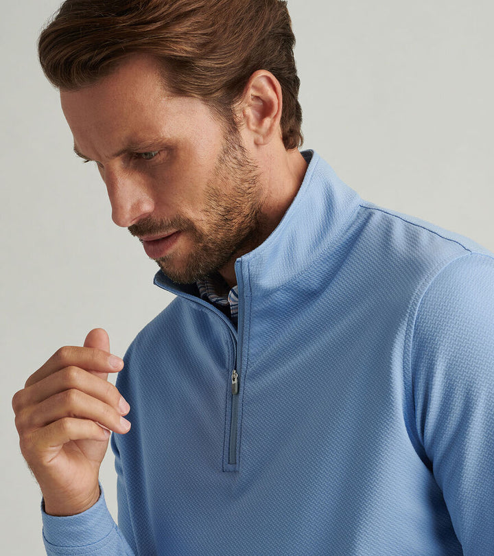 Perth Cross Hatch 1/4 Zip - ETide